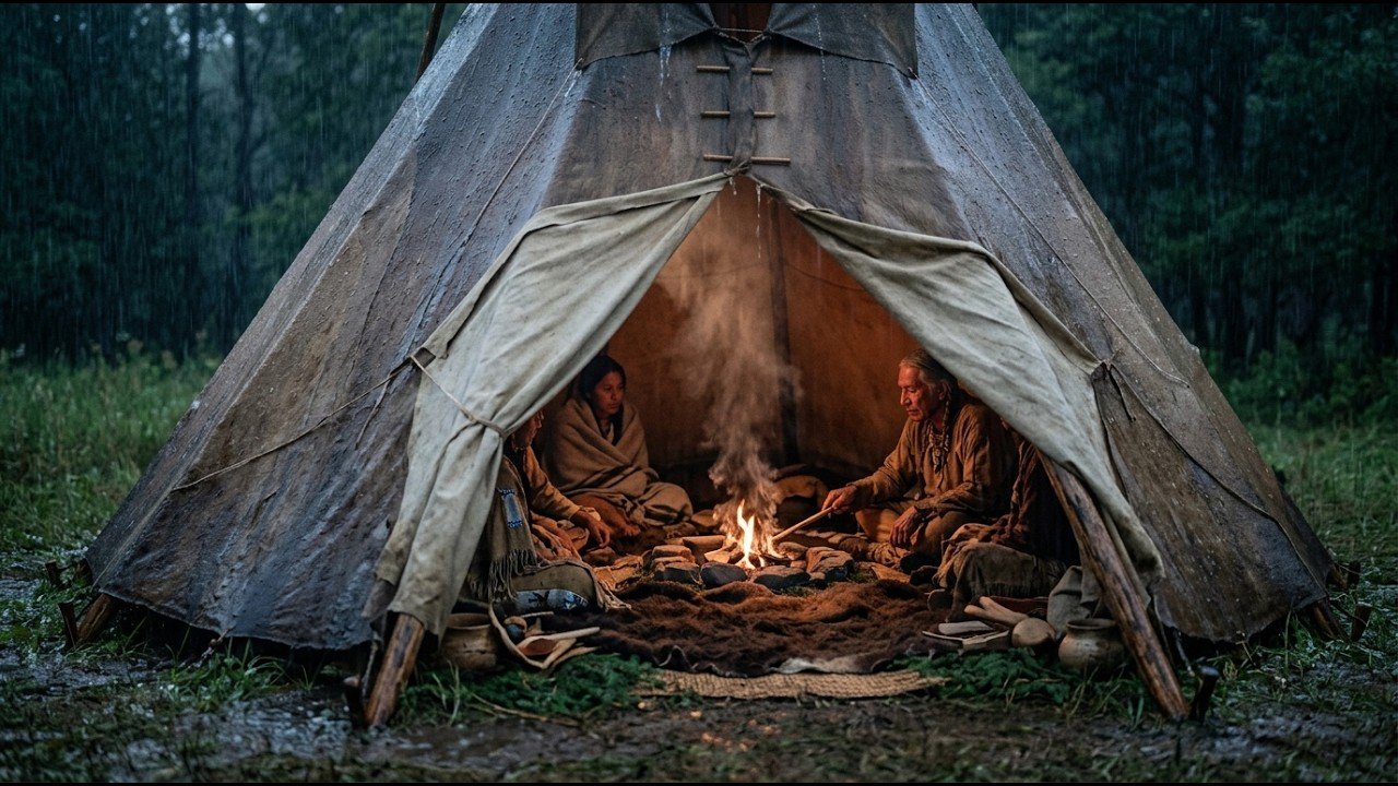 How Native Americans Stayed Completely Dry in Days of Endless Rain