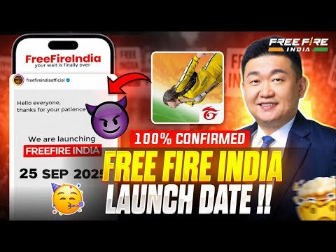 Free Fire India Good News 🥳 Free Fire India Launch Date 🤯 Free Fire India Kab Aayega