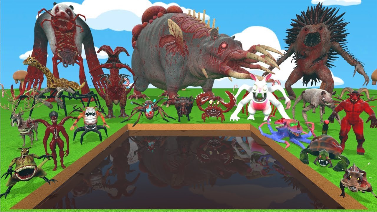 DESTROY NEW MUTANT ANIMALS PANDA OSTRICH ELEP...