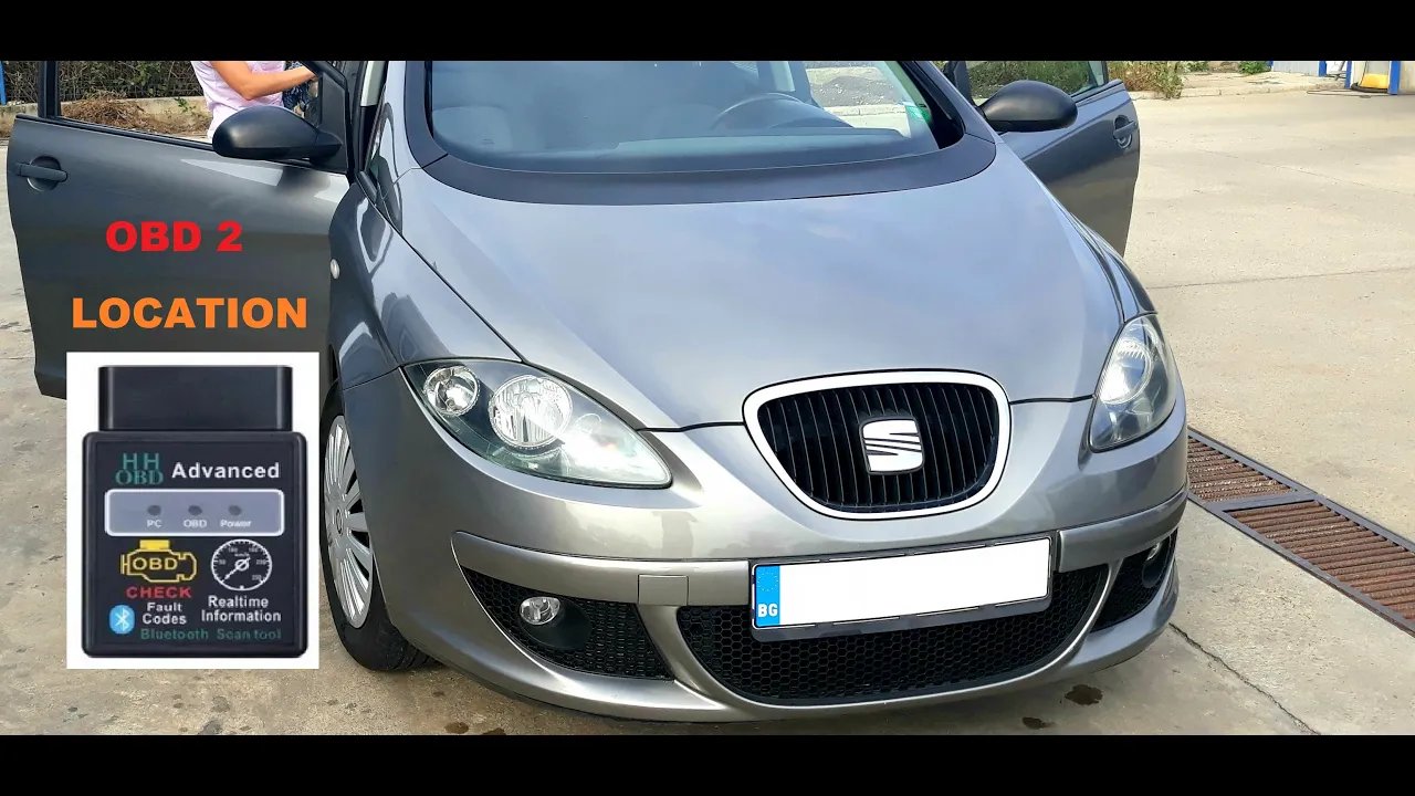 OBD2 Port Location SEAT ALTEA, LEON, TOLEDO