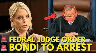 BREAKING NOW: Pam Bondi LOSES CONTROL as Judge SIGNALS PRISON Is INEVITABLE