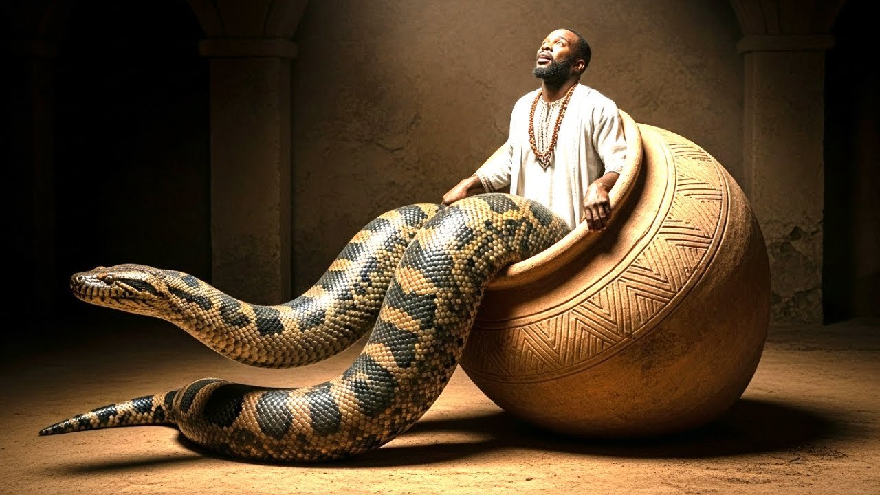 “The African Hunter Who Turns Into an Anaconda — Untold Legend of Kwesi Who Hunted Like a Serpent”