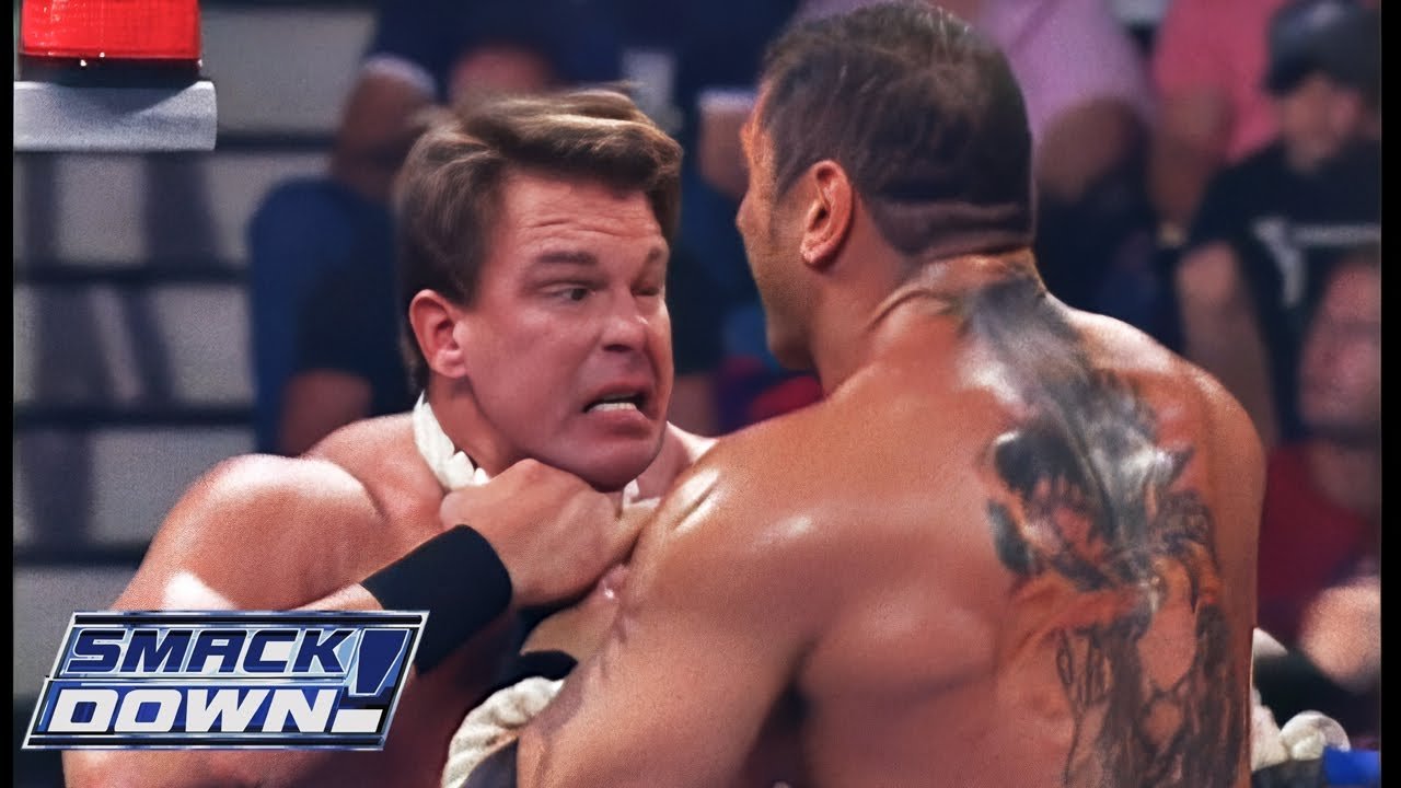 JBL vs Batista World Heavyweight Championship Match WWE SmackDown Sep 9, 2005