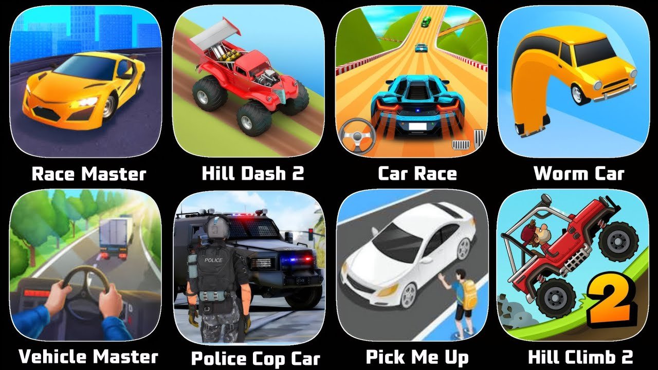 Real Police Car Chase Simulator 3D - Android Gameplay,Vehicle Master,Racemasters,Hill Climb 2,PickMe