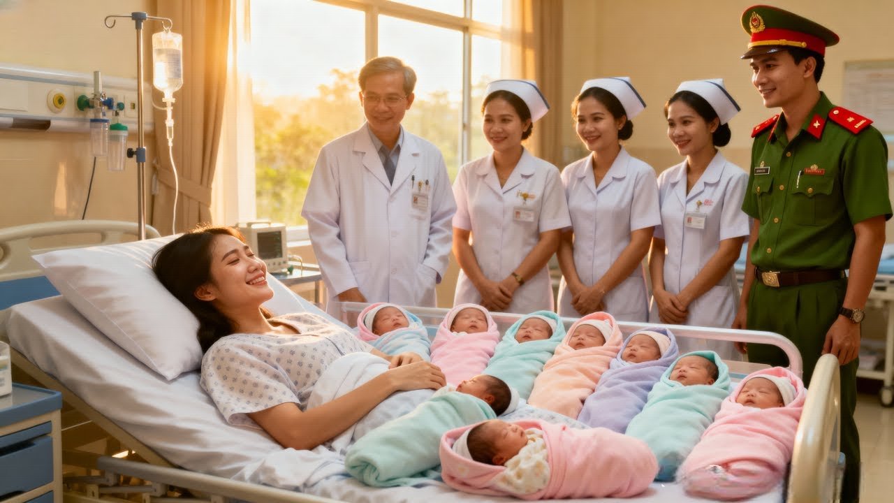 Cảnh sát rời đi vì nghi ngờ – Khi thấy 3 đứa con thơ, anh quỳ khóc nức nở