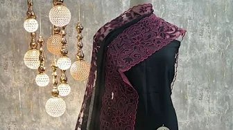 Simple and beautiful dresses embroidery design? Embroidery on dress for beginners! Trendy dress 2025