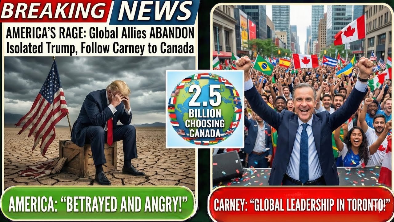 COMMONWEALTH REVENGE: 2.5 Billion People DITCH America, Follow Carney's Toronto NOT Trump's New York