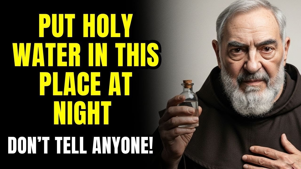 TO ATTRACT MIRACLES, PLACE HOLY WATER IN THES...