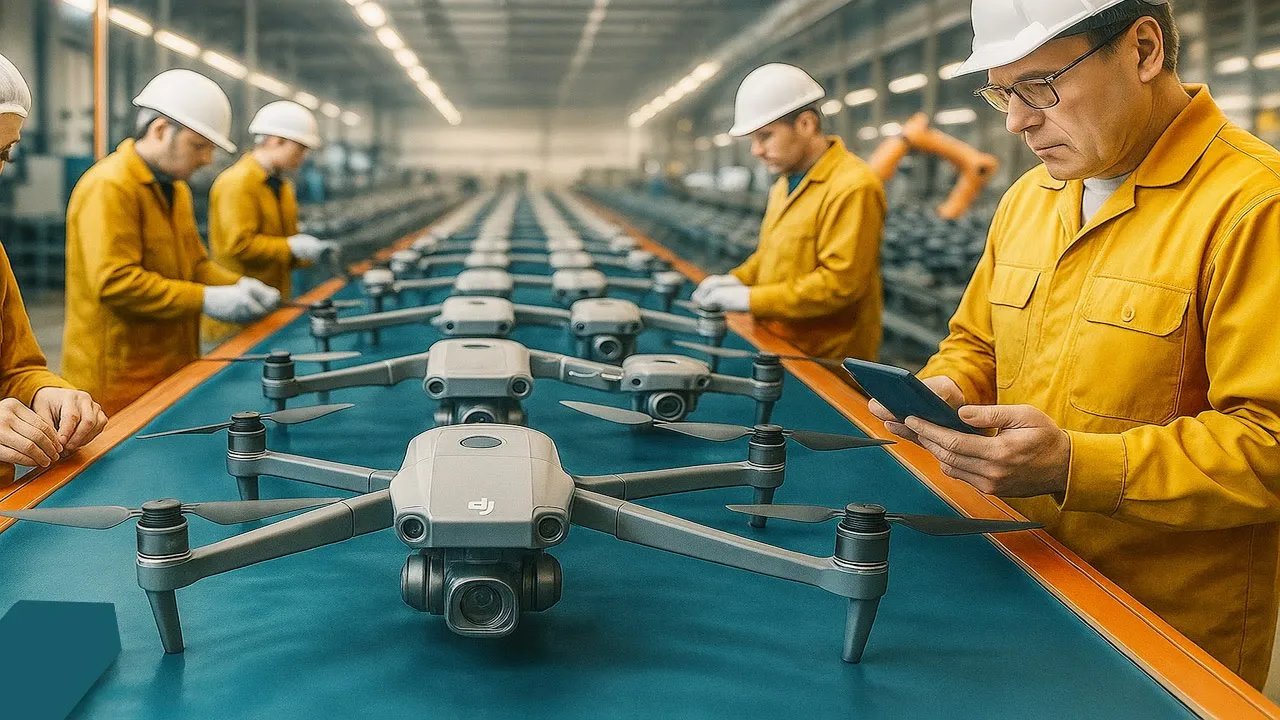 Modern Drone manufacturing factory । How drones are made in the factory । How Drones Are Made