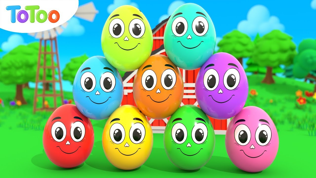 Explores Colorful Surprise Eggs + More Nursery Rhymes | ToToo – Nursery Rhymes & Songs for Kids
