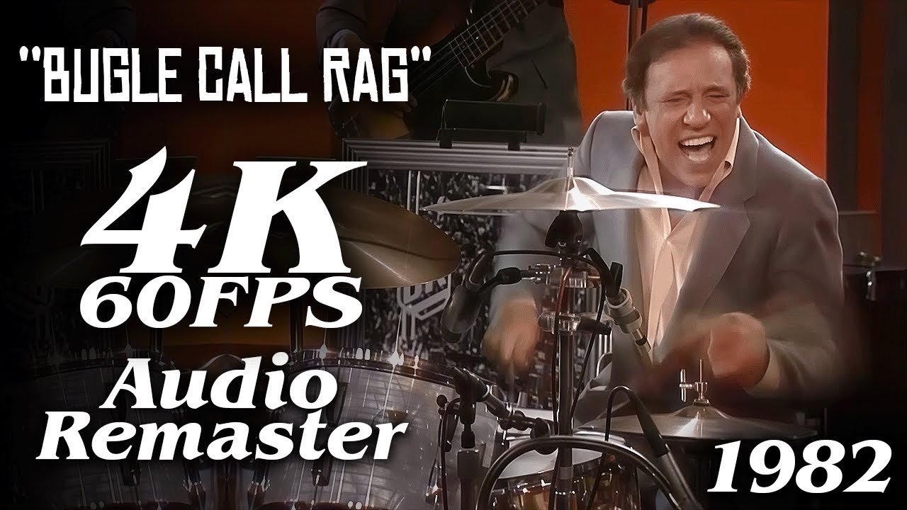 [ 4K 60FPS Audio Remaster ] Buddy Rich "Bugle Call Rag" Live at Statler Hotel 1982