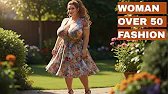 Woman Over 50 Summer Fashion - Linen Shirts - Plus Size