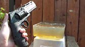 Umarex TR50 / HDR .50 cal airgun vs Ballistic Gel Block