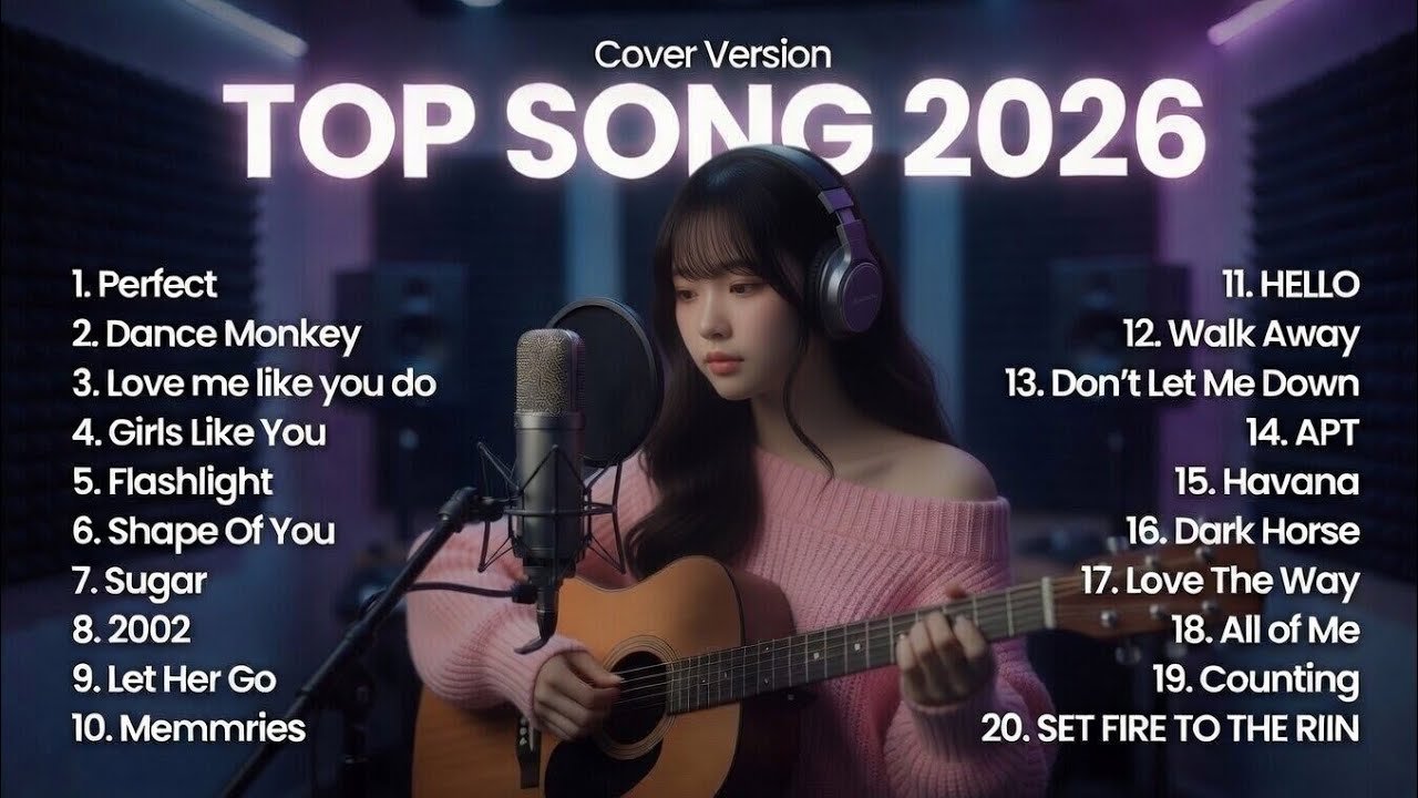 Acoustic Cover Songs 2026 (With Lyrics) 🎸 Best Popular English Songs