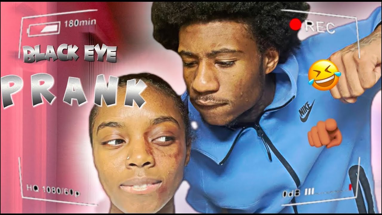 SOMEONE HIT ME IN MY FACE *PRANK* ON MY BOYFRIEND