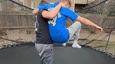 Crazy Trampoline Wrestling Match Between Randy Orten and Kevan Owens!