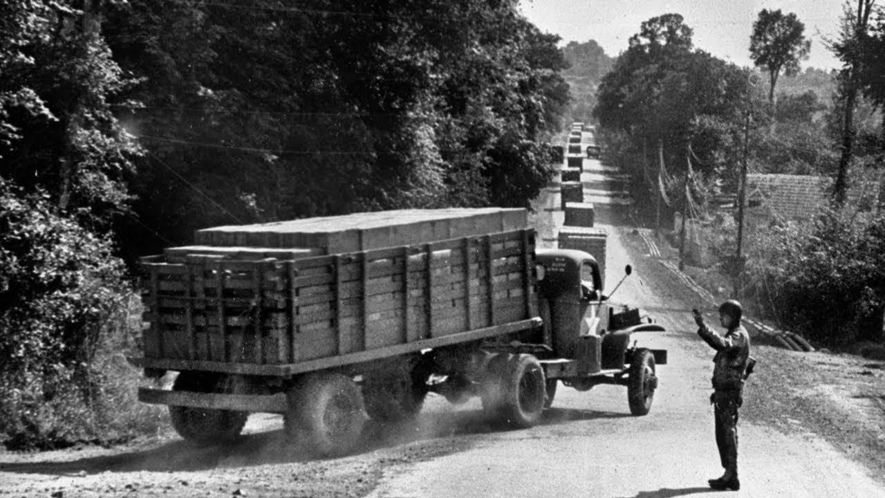 Los GENERALES alemanes se burlaron de la logística – hasta que el Red Ball Express impulsó a Patton