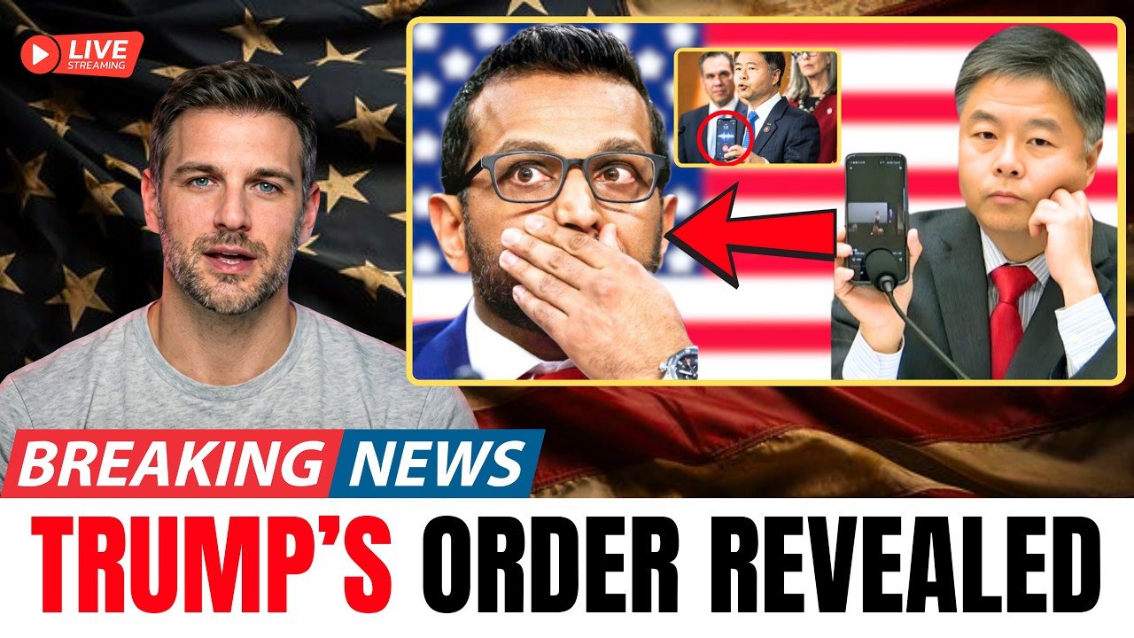 Ted Lieu Plays SECRET Recording — "Trump Told Me To Bury It" — Patel TAKES THE FIFTH!