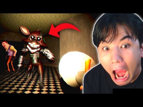 THEY ADDED FNAF PIZZERIA IN HELLO NEIGHBOR!