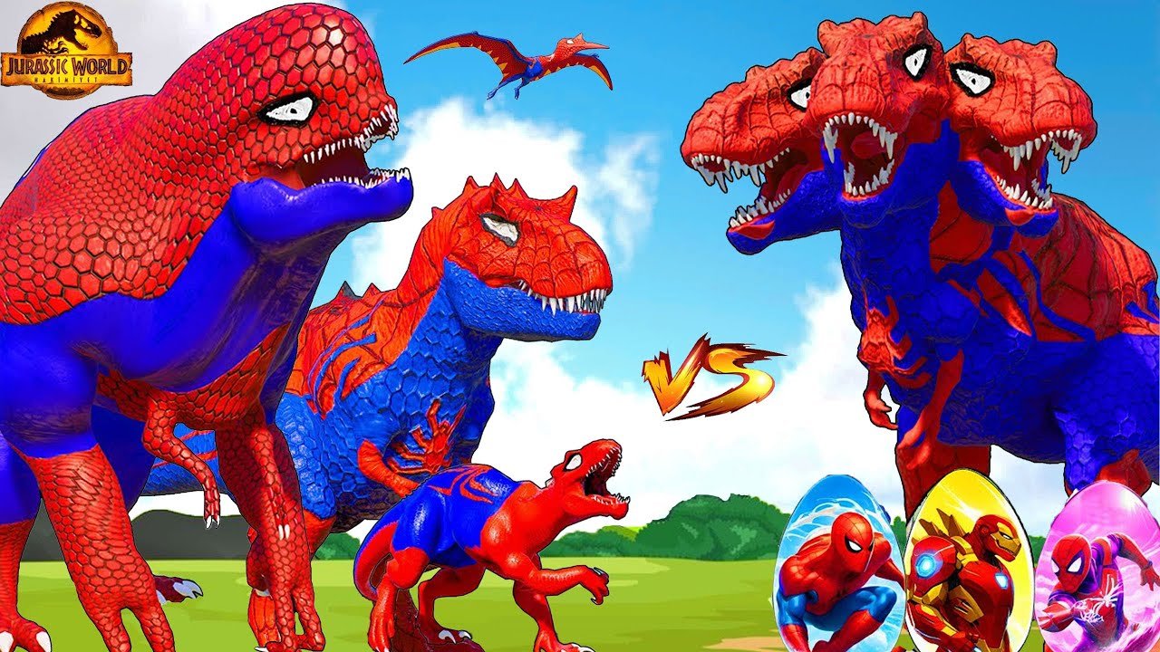 ALL DINOSAURUS BATTLE ROYALE IN MALTA MAP - JURASSIC WORLD EVOLUTION 3