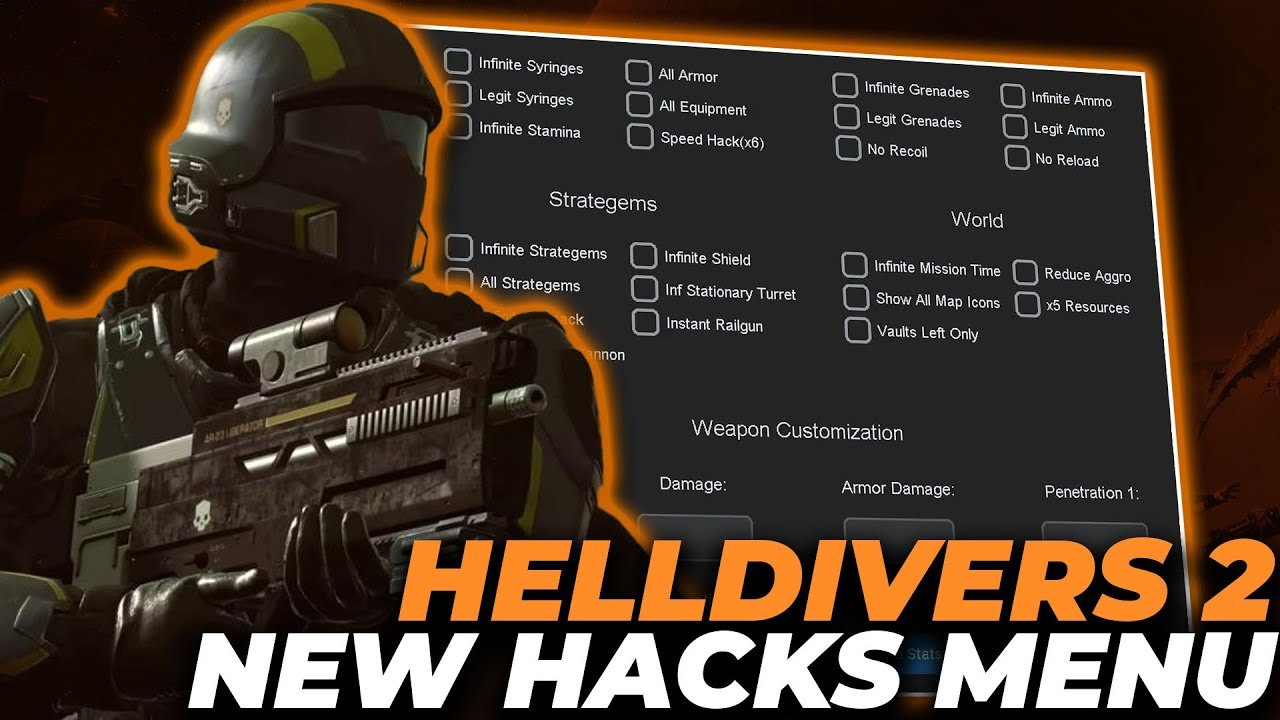 Helldivers 2 Cheats | Helldivers 2 Mod Menu | Updated Cheats Due to The Latest Game Update | *Free*