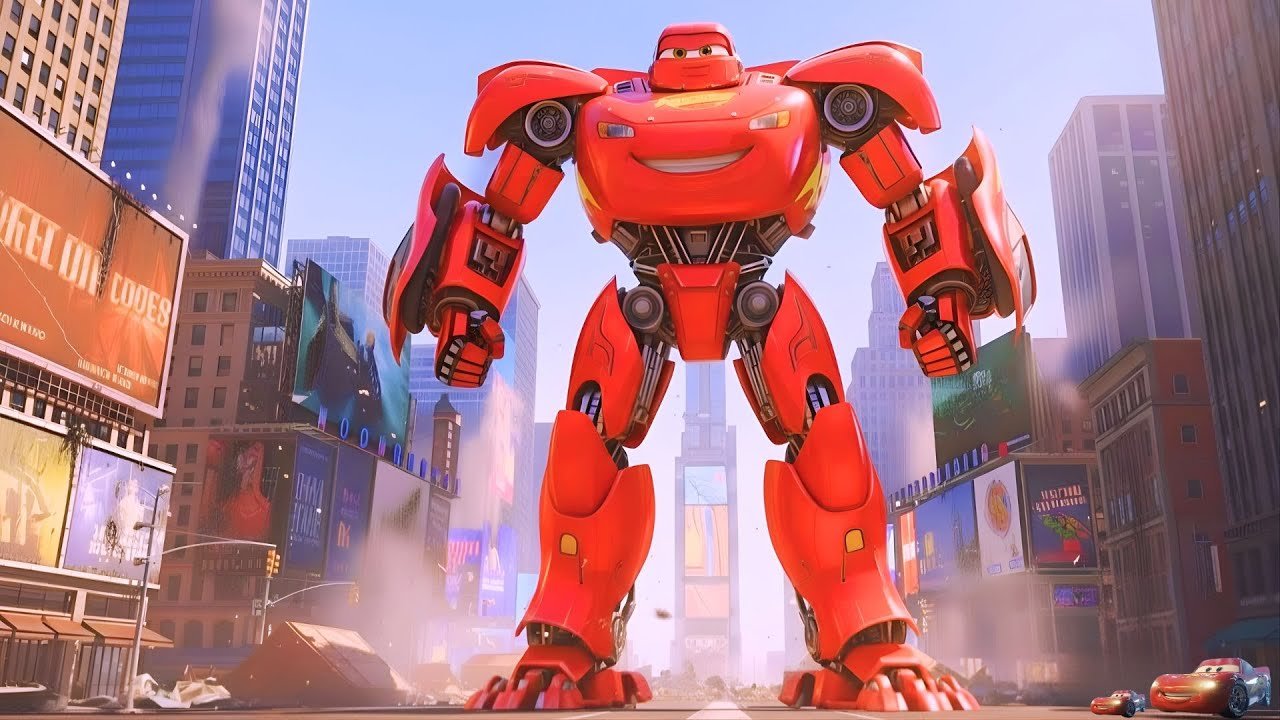 "Scottish Fold & Robot McQueen vs the Giant Mecha Crocodile — You Won’t Believe What Happens Next "