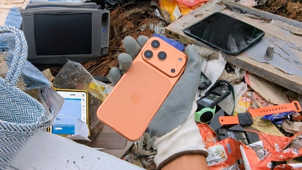 Great day!! I found an iPhone 17 Pro Max & lo...