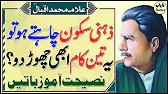 Zehni Sukoon Chahte Ho Tu Ye 3 Kam Abhi Choor Do | Allama Iqbal Best Quotes | Nayab Quotes
