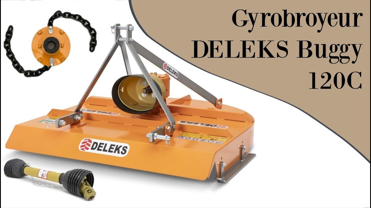 Unboxing and testing the Deleks Buggy 120C brushcutter tractor mulcher