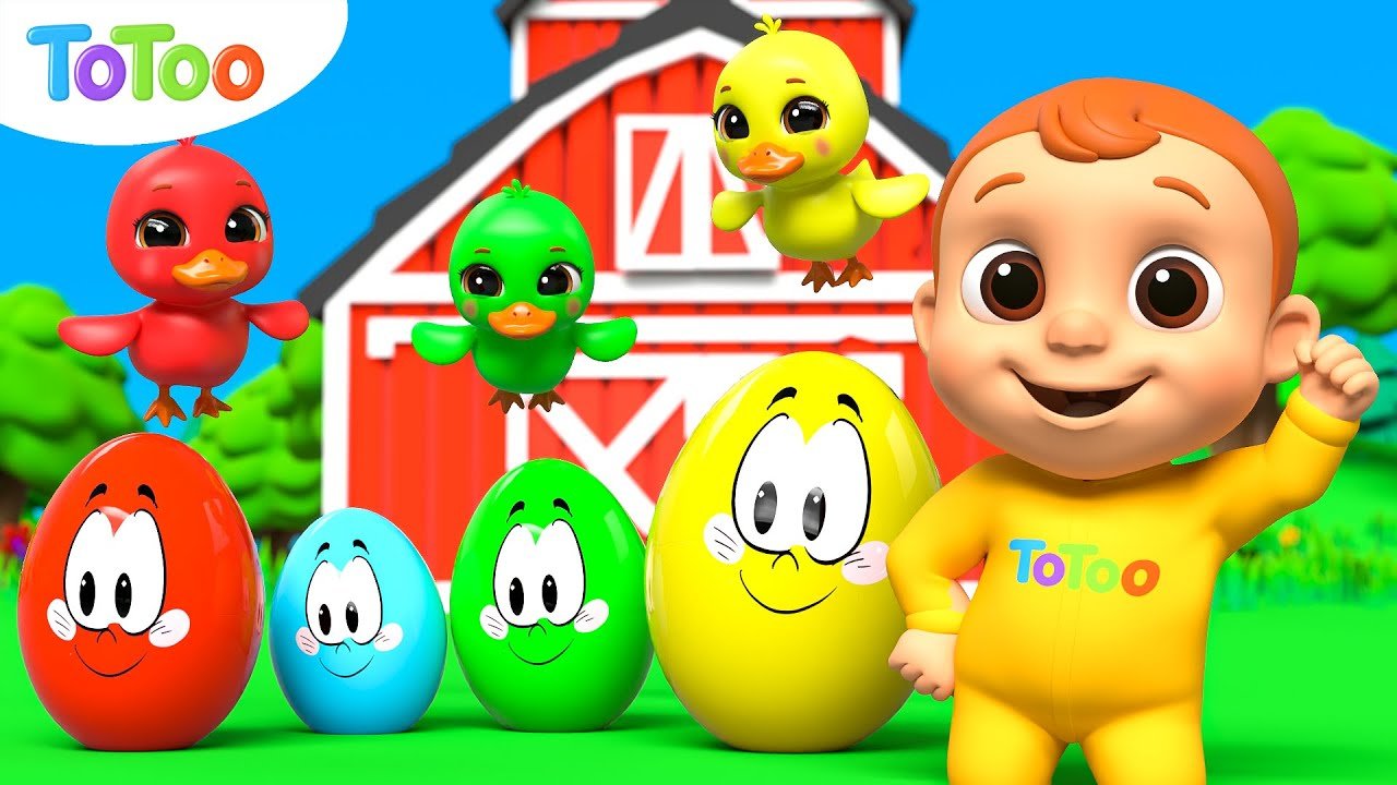 Learn Colors and Numbers | Surprise Eggs Kids Songs | ToToo Nursery Rhymes