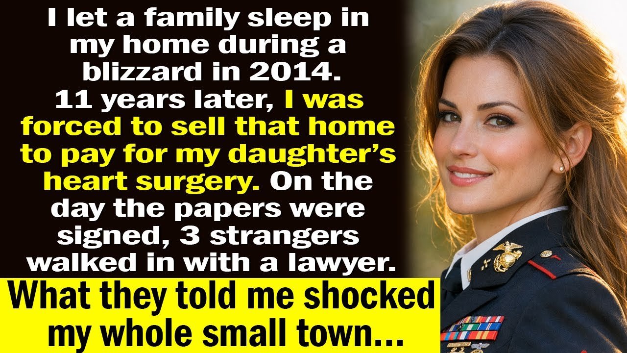 I Let a Family Stay During a Blizzard — When I Was Forced to Sell My Home, a Lawyer Walked In