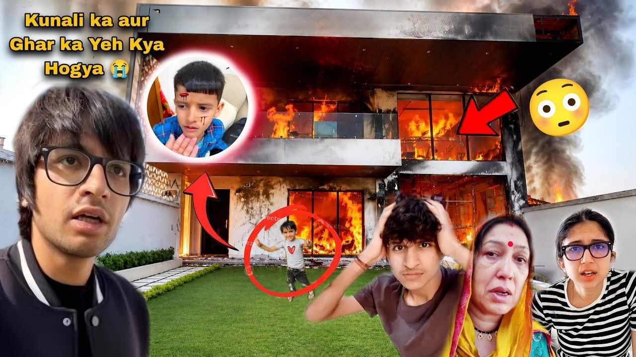 Aaj Kunali Marte Marte Bacha Ghar Mein Aag Lag Gaya 😰 || Sourav Joshi Vlogs