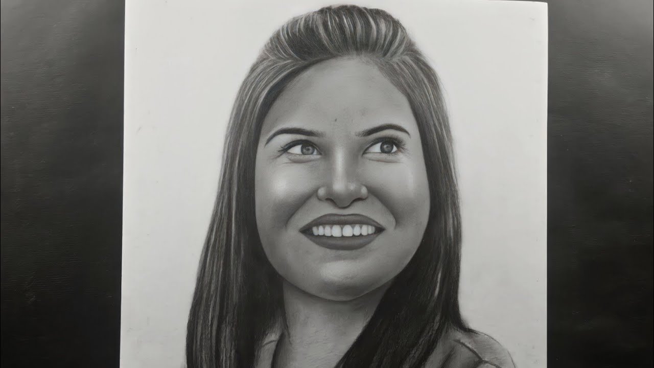 shikha art drawing ❤️ how to draw shikha mam drawing ❤️