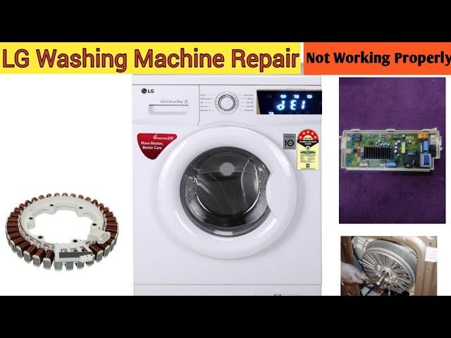 lg front load washing machine not working | repairing errors Le DE1|