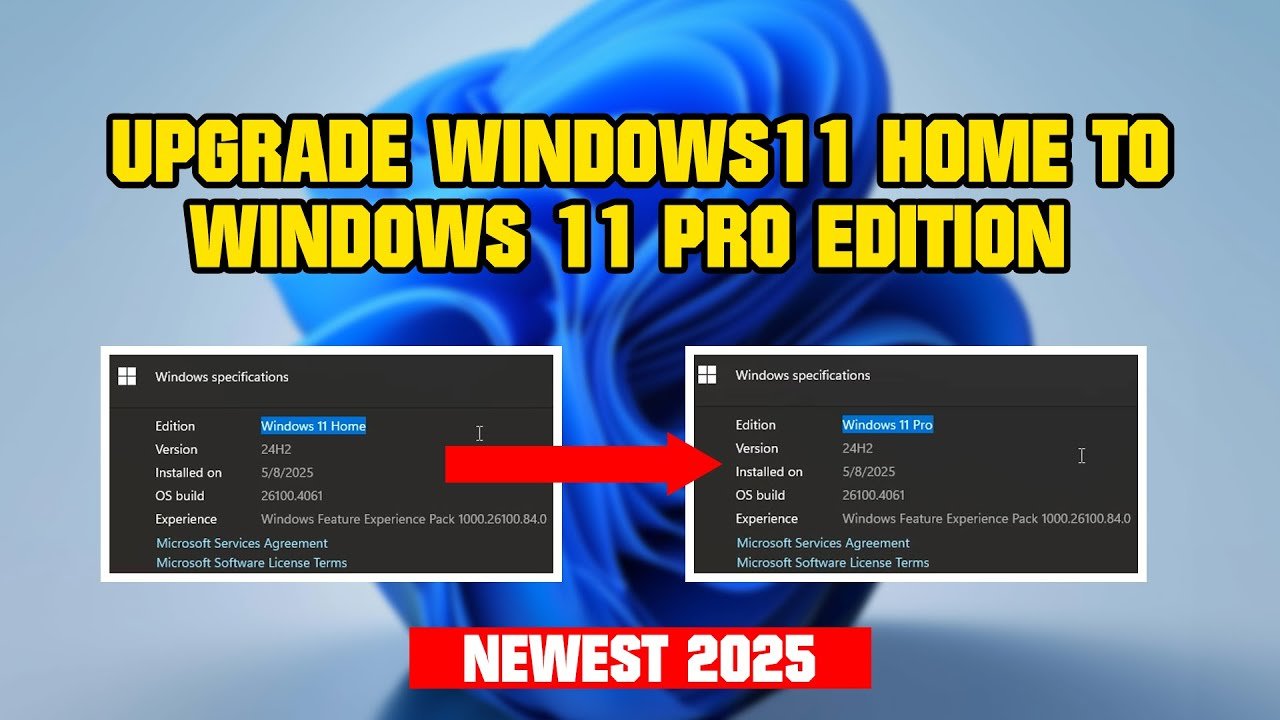 How to Upgrade Windows 11 HOME to Windows 11 PRO