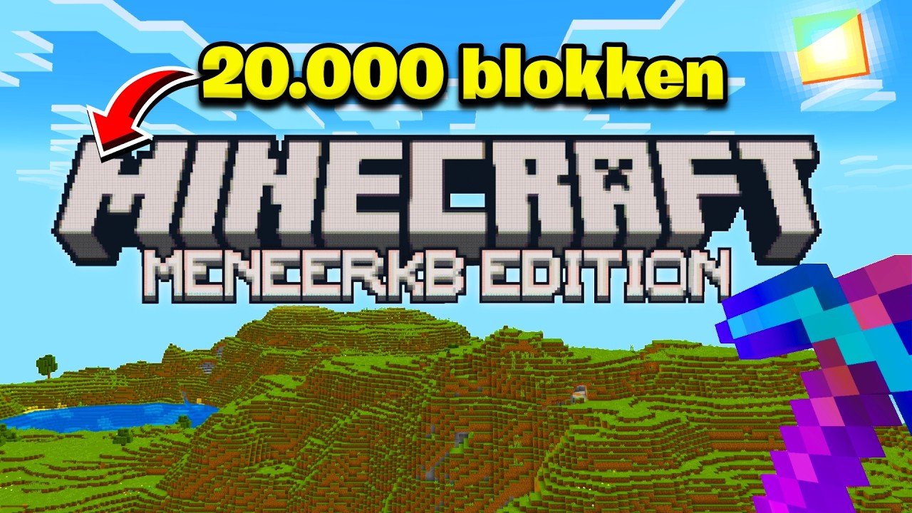 Ik Bouw MINECRAFT In Minecraft Survival!