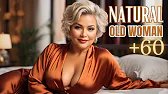 Natural Older Women OVER 60💄 Fashion Tips Review Part 120