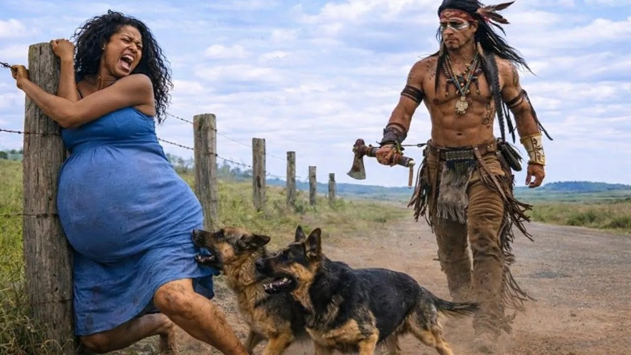 A viúva grávida abandonada foi encontrada por um APACHE SOLITARIO ele desmontou do cavalo e chorou.