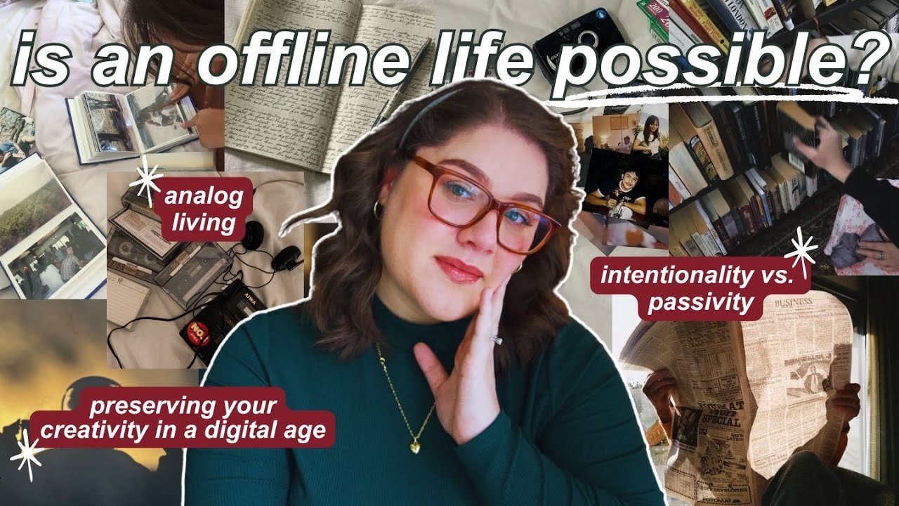 an analog life 📷 📰 ✍🏼 tips for living your best offline life & saving your creativity
