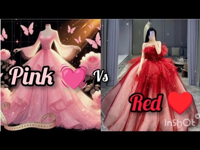 Pink 💗 vs Red ♥️🍒 #trending #colours