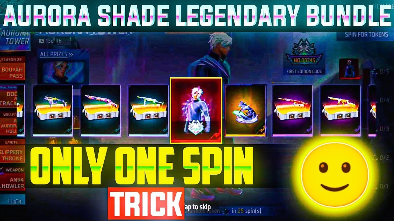 FREE FIRE AURORA SHADE BUNDLE IN PAKISTAN SERVER 2025 | AURORA TOWER FREE FIRE IN PAKISTAN SERVER |