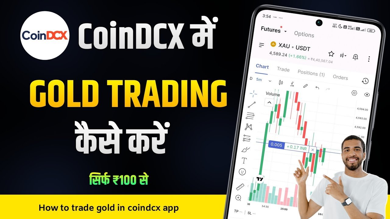 Coindcx me gold trading kaise kare | coindcx gold trading
