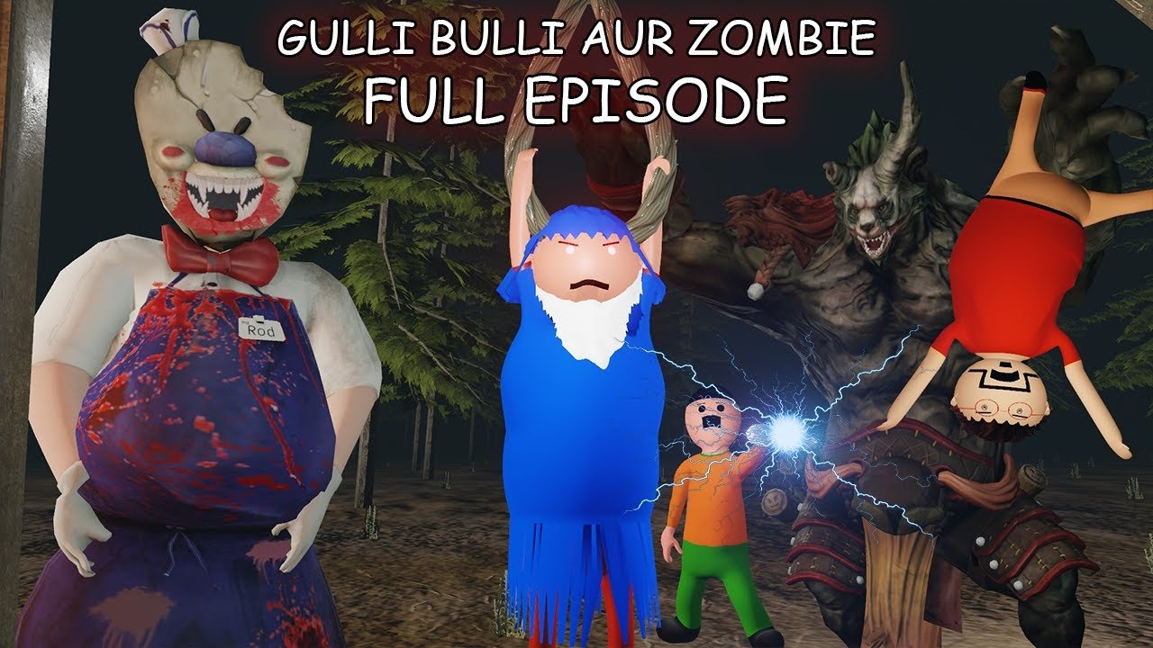 Gulli Bulli Zombie {FULL EPISODE} GULLI BULLI CARTOON | Haunted Bus Horror Story | MAKE JOKE KAMIL