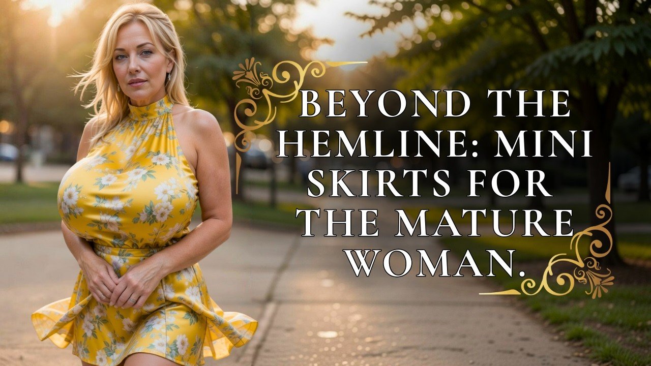 Why Mature Women Should Wear High-End Mini Dresses