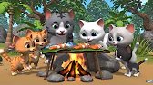 The cat🐯😻😸😺 family went to the island to camp and have a BBQ.🎉🎉🐶🐯😻😸😸🤭🤭