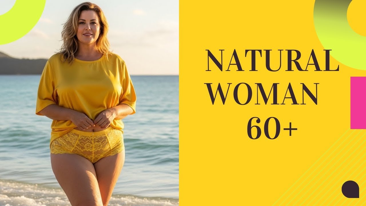 Older Women Mature Fashion- Oversized T-Shirt...