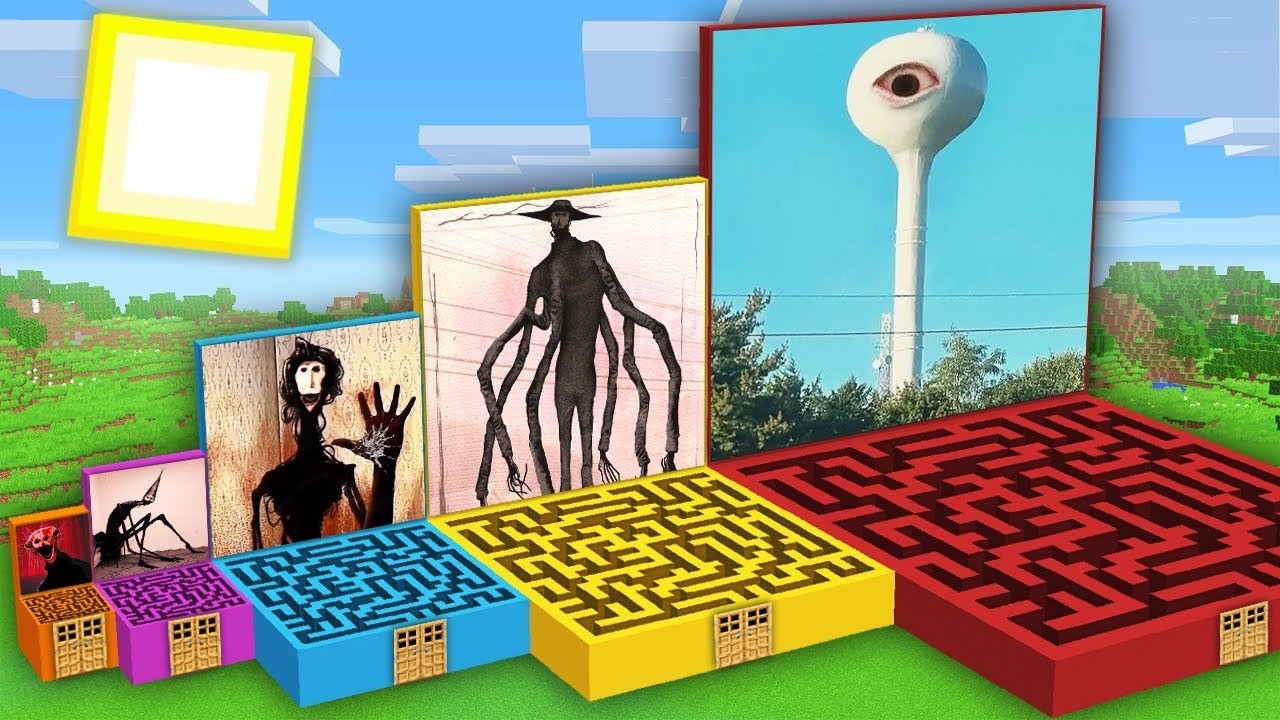 WHAT INSIDE this ALL SIZE MAZE DOCTOR NOWHERE | THE WATCH TOWER | THE BOILED ONE in Minecraft ?