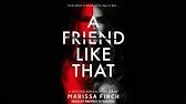 A Friend Like That By Marissa Finch | Audiobook Thriller, Mystery & Suspense Full