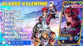 TERBARU - Script Skin Claude Valentine No Password - Full Effect Voice Mediafire Patch Terbaru