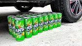 Car vs Crunchy and Soft Things Experiments Crushing Car Car vs Sprite, Coca-Cola, Fanta, Mnt Dew